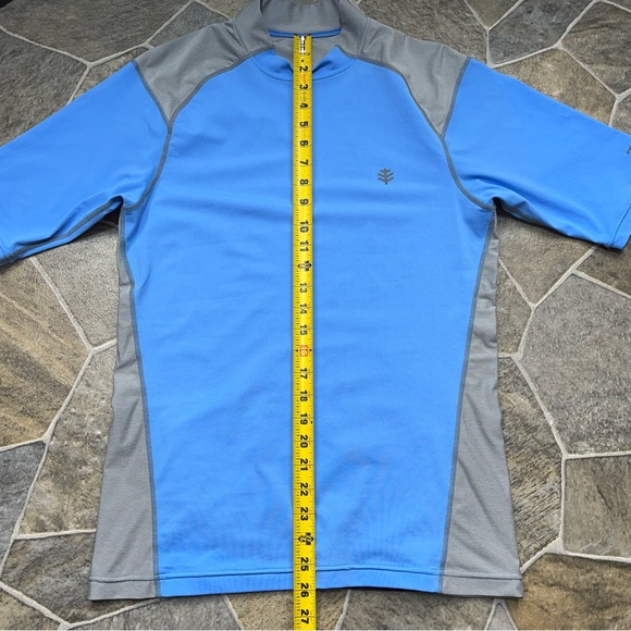 Coolibar Men’s Short Sleeve UPF 50+ Rash Guard - Picture 12 of 15